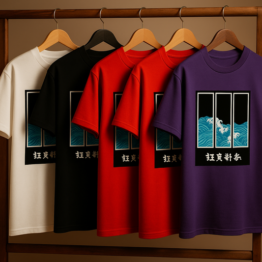 Unisex Basic T-Shirt -  Japanese Art Style